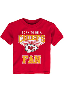 Kansas City Chiefs Infant Born Fan Short Sleeve T-Shirt Red