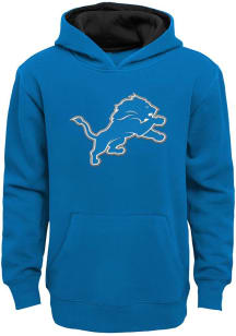 Detroit Lions Boys Blue Prime Long Sleeve Hooded Sweatshirt