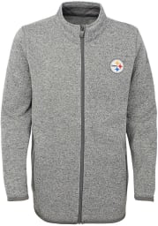 Pittsburgh Steelers Youth Grey Lima Medium Weight Jacket