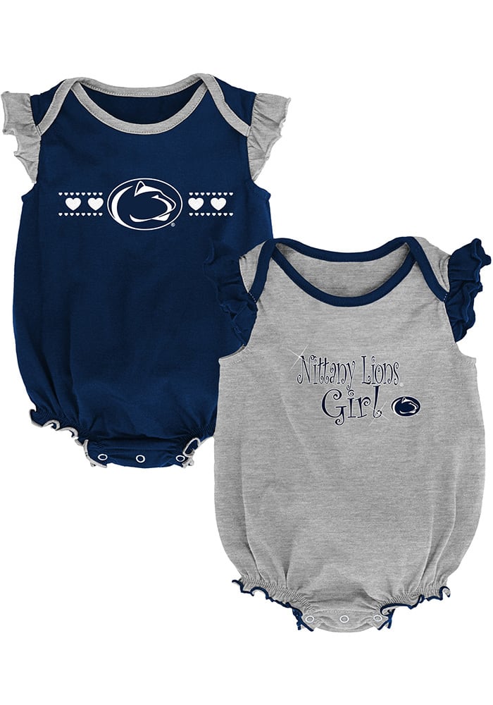 Penn State Nittany Lions Baby Navy Blue Homecoming Set One Piece