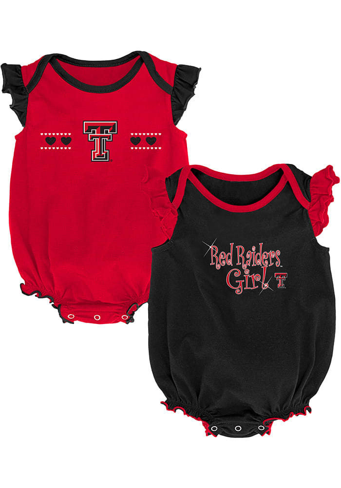 Texas Tech Red Raiders Baby Black Homecoming One Piece Set