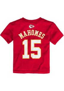 Patrick Mahomes Kansas City Chiefs Toddler Red Player Short Sleeve Player T Shirt