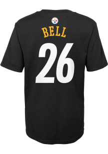 Le'Veon Bell  Pittsburgh Steelers Boys Black Player Short Sleeve T-Shirt