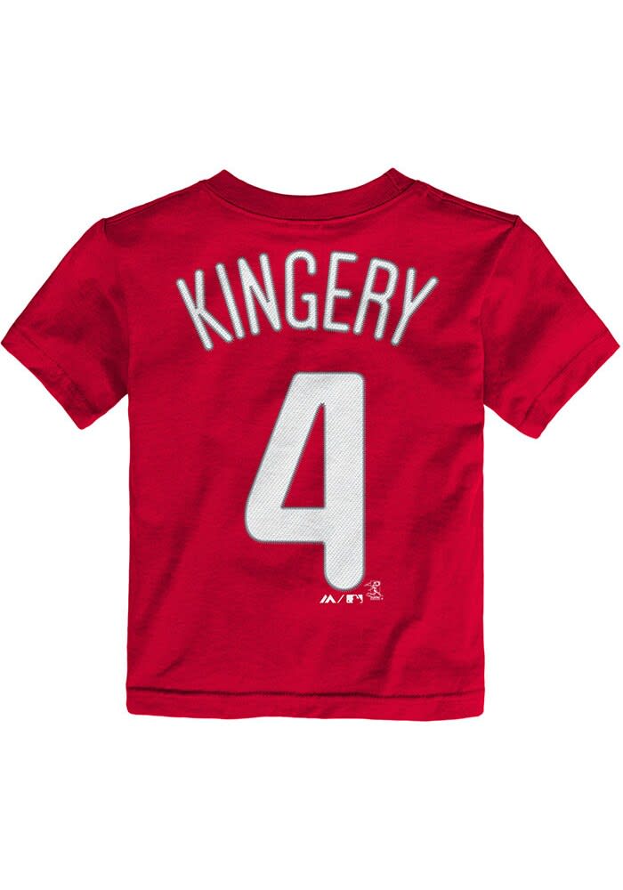 Scott Kingery Philadelphia Phillies Nike Youth Name & Number T-Shirt - Red