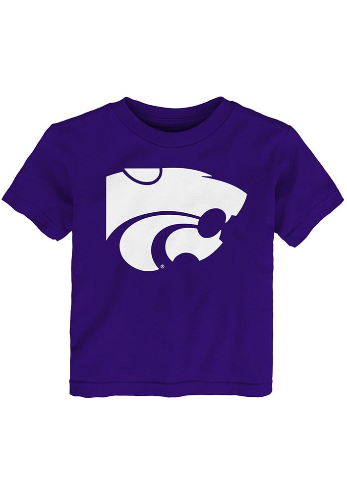 K-State Wildcats Toddler Purple Primary Logo Short Sleeve T-Shirt