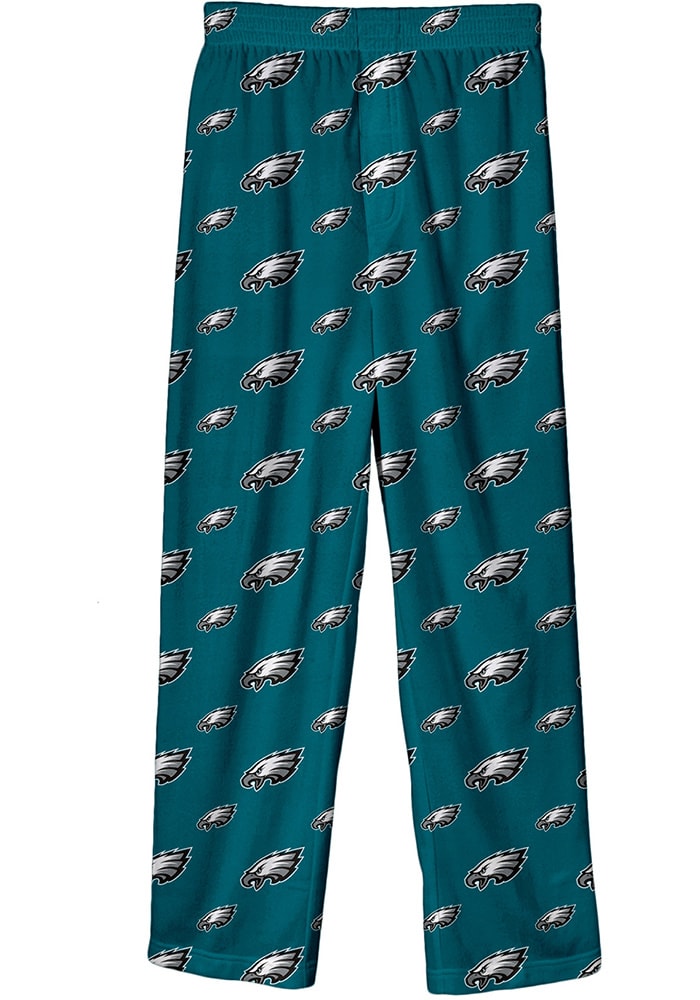 Philadelphia Eagles Boys Teal Printed Sleep Pants
