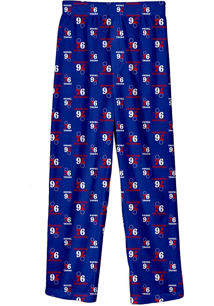 Philadelphia 76ers ROYAL Youth Team Colored Printed Pajamas