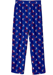 Philadelphia 76ers Youth Blue Team Colored Printed Sleep Pants