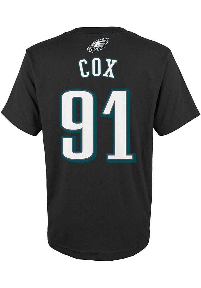 Zach Ertz Philadelphia Eagles Youth Mainliner Player Name & Number T-Shirt  - Black