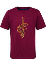 Cleveland Cavaliers Youth Red Classic Short Sleeve Fashion T-Shirt