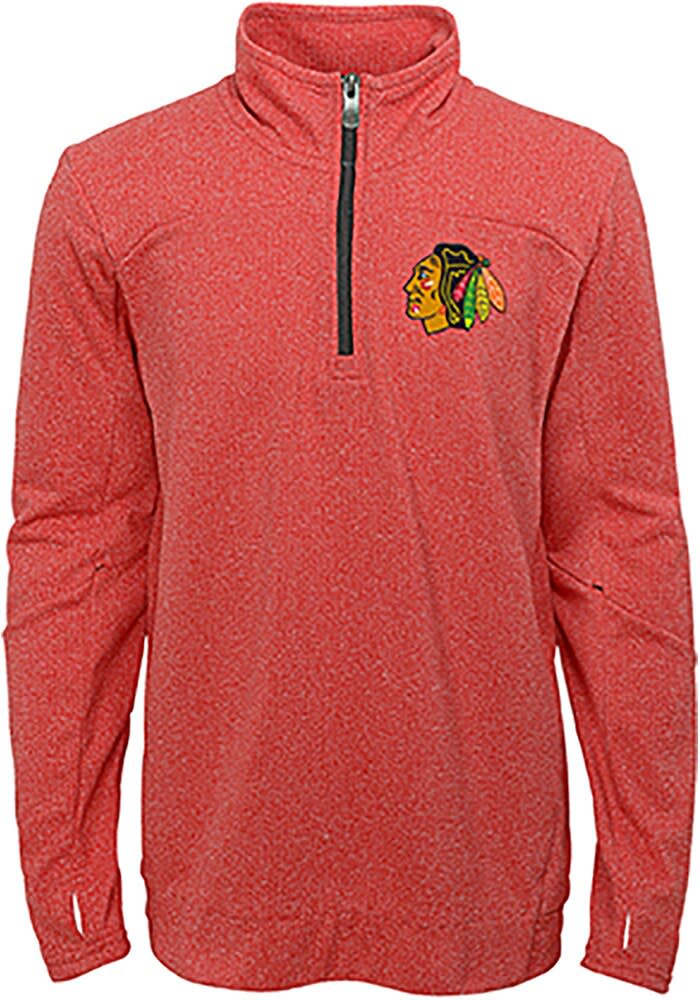 blackhawks quarter zip