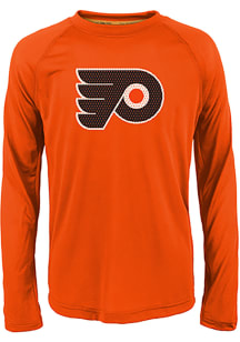 Philadelphia Flyers Youth Orange Grinder Long Sleeve T-Shirt