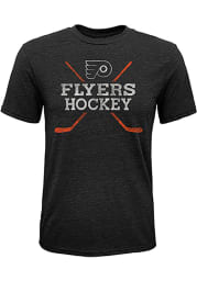 Philadelphia Flyers Youth Orange Score Short Sleeve Fashion T-Shirt
