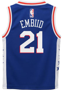 Joel Embiid  Outer Stuff Philadelphia 76ers Boys Blue Road Basketball Jersey