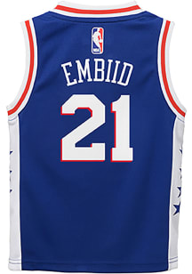 Joel Embiid  Outer Stuff Philadelphia 76ers Toddler Blue Road Jersey Basketball Jersey