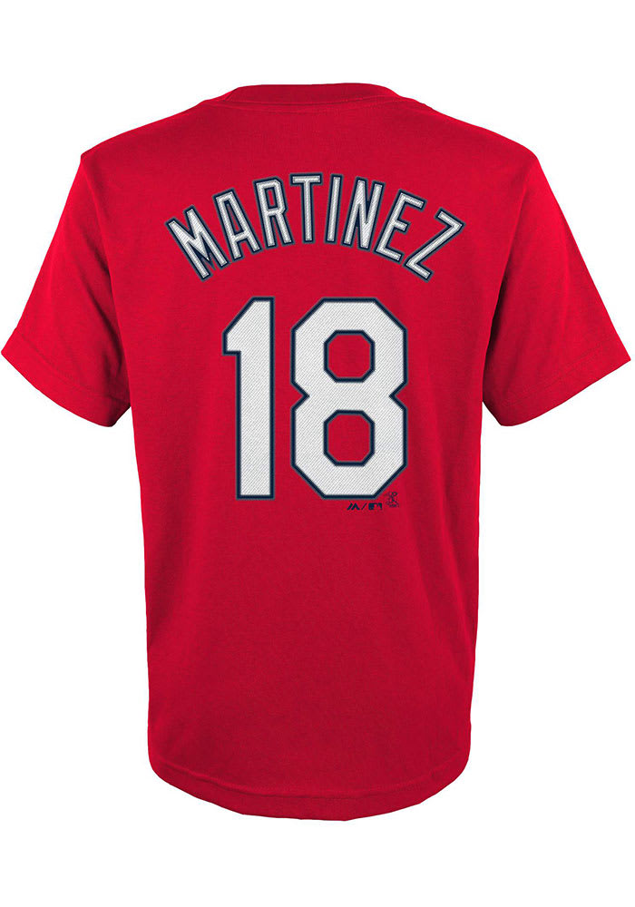 Carlos Martinez St Louis Cardinals Youth Red Name and Number Player Tee