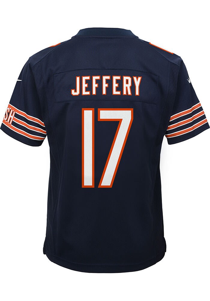 Outerstuff Youth Justin Fields Navy Chicago Bears Mainliner Player Name & Number Long Sleeve T-Shirt Size: Extra Large