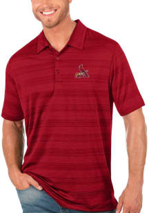 Antigua St Louis Cardinals Mens Red Compass Short Sleeve Polo