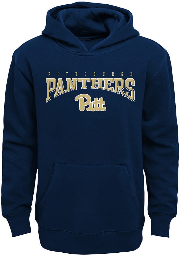 Pitt Panthers Youth Blue Fadeout Long Sleeve Hoodie