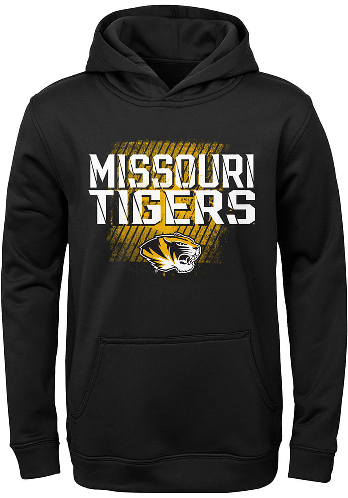 Missouri Tigers Youth Black Attitude Long Sleeve Hoodie