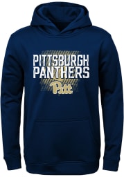 Pitt Panthers Youth Blue Attitude Long Sleeve Hoodie