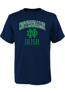 Notre Dame Fighting Irish Youth Navy Blue Ovation Short Sleeve T-Shirt
