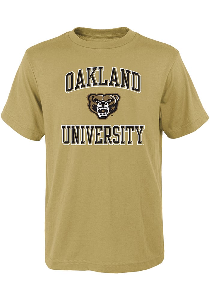 Oakland University Golden Grizzlies Youth Gold Ovation Short Sleeve T-Shirt