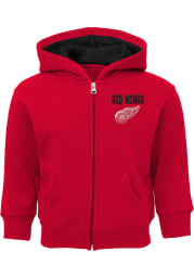Detroit Red Wings Baby Enforcer Long Sleeve Full Zip Sweatshirt - Red