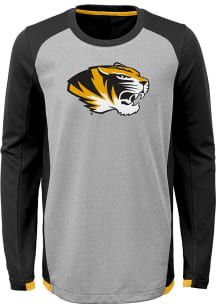 Missouri Tigers Youth Grey Mainframe Long Sleeve T-Shirt