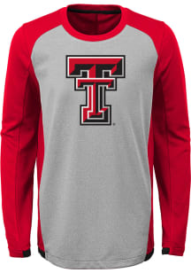 Texas Tech Red Raiders Youth Grey Mainframe Long Sleeve T-Shirt