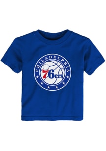 Philadelphia 76ers Infant Logo Short Sleeve T-Shirt Blue