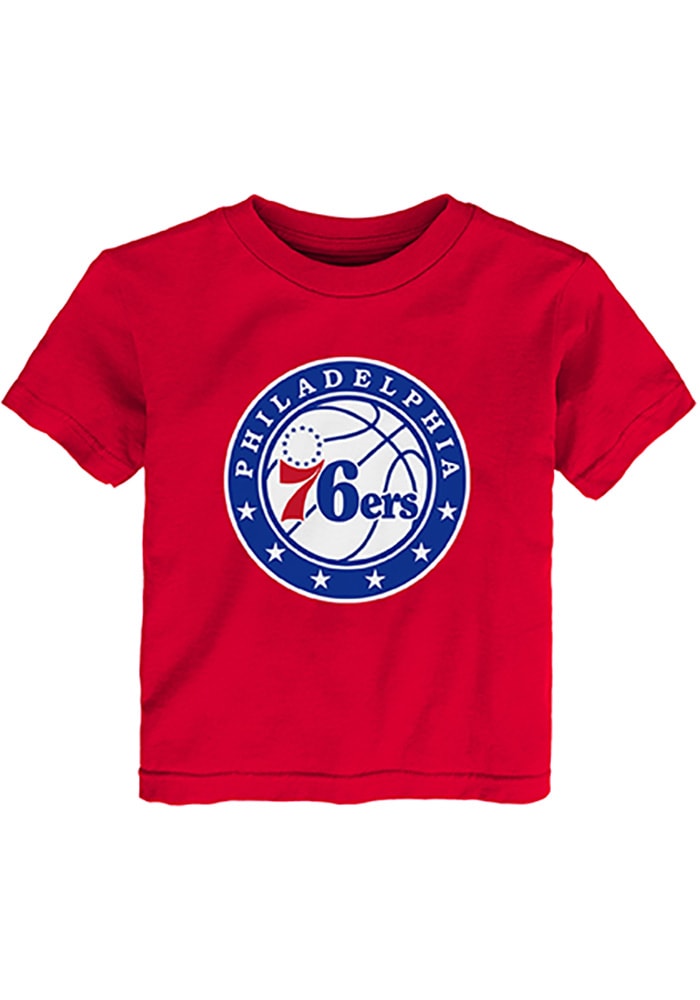 Philadelphia 76ers Infant Logo Short Sleeve T-Shirt Red