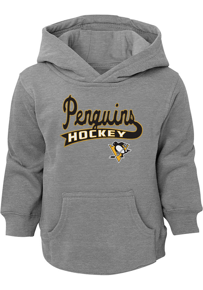 Pittsburgh Penguins Toddler Clean Sweep Long Sleeve Hooded Sweatshirt