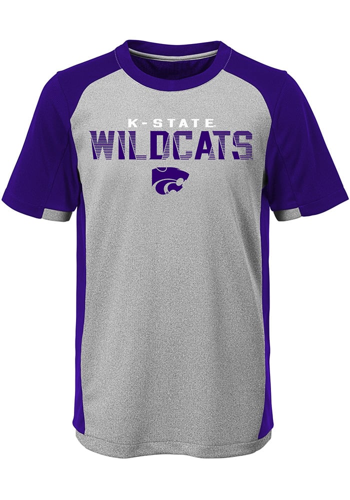 K-State Wildcats Youth Purple Circuit Breaker Short Sleeve T-Shirt