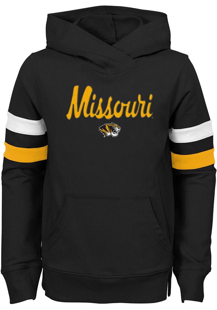 Missouri Tigers Girls Black Claim to Fame Long Sleeve Hooded Sweatshirt