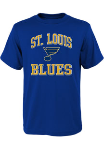 St Louis Blues Youth Blue Ovation Short Sleeve T-Shirt