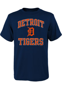 Detroit Tigers Youth Navy Blue Ovation Short Sleeve T-Shirt