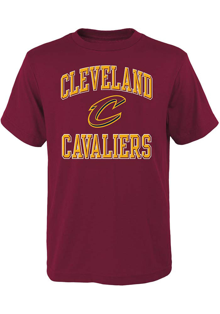Cleveland Cavaliers Youth Red Ovation Short Sleeve T-Shirt