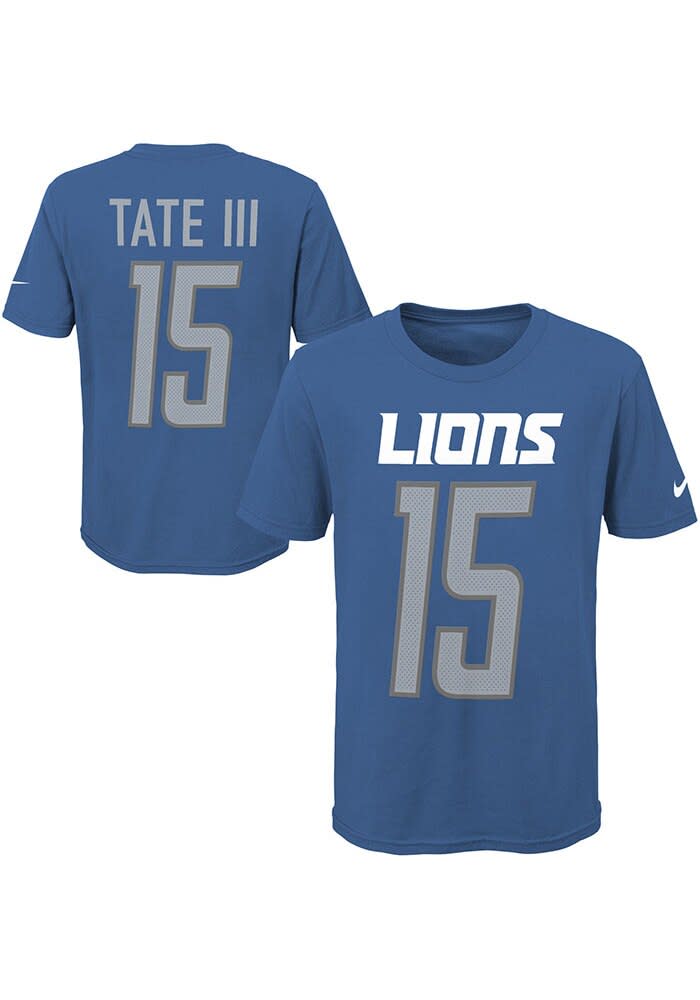 Golden Tate Detroit Lions Youth Player Pride Short Sleeve