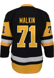 Evgeni Malkin Pittsburgh Penguins Youth Black Replica Hockey Jersey