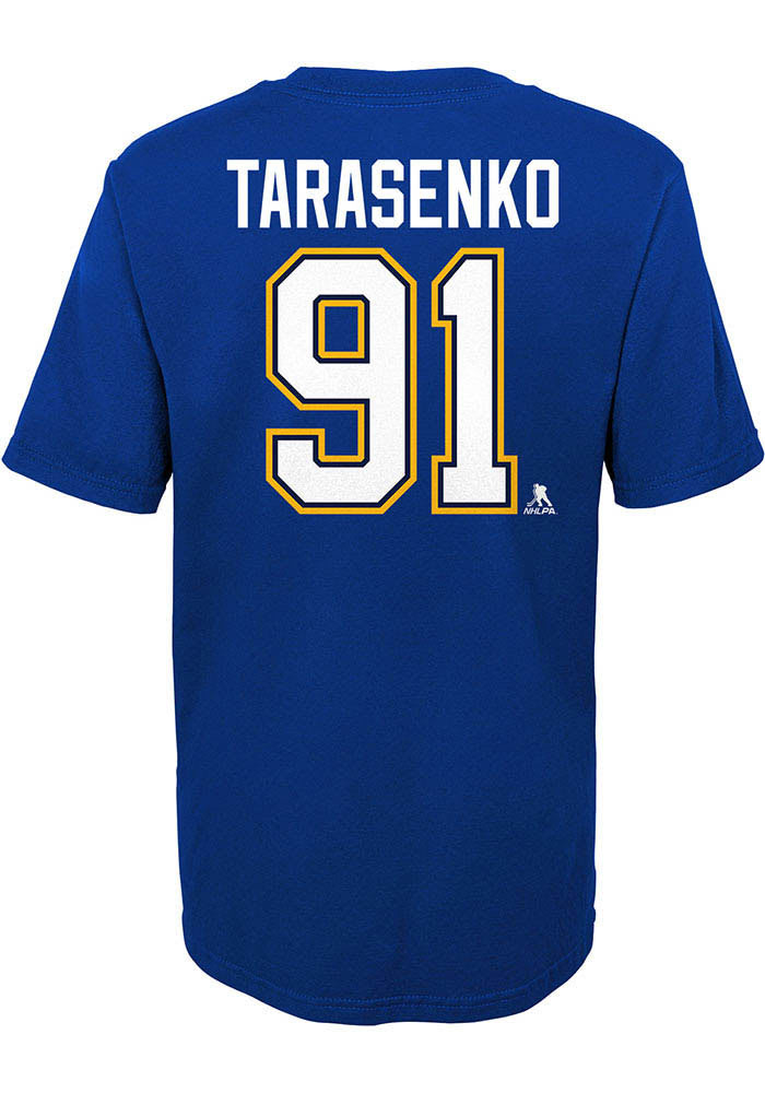 Vladimir Tarasenko St Louis Blues Boys Blue Player Short Sleeve T-Shirt