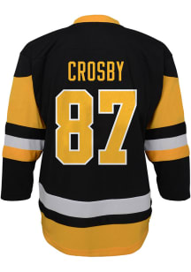Sidney Crosby  Pittsburgh Penguins Toddler Black Replica Jersey Hockey Jersey