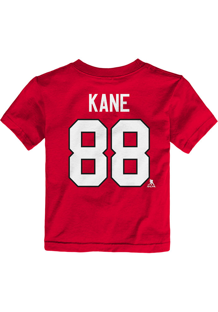Patrick Kane Chicago Blackhawks Toddler Red Player Short Sleeve Player T Shirt