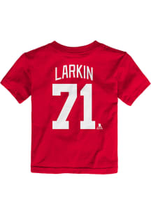 Dylan Larkin Detroit Red Wings Toddler Red Player Short Sleeve Player T Shirt