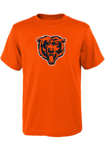 Chicago Bears Youth Orange Primary Logo Short Sleeve T-Shirt