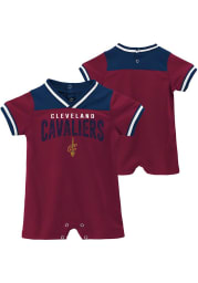 Cleveland Cavaliers Baby Red Fan-atic Basketball Short Sleeve One Piece
