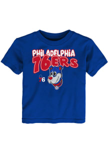 Philadelphia 76ers Toddler Blue Bubble Short Sleeve T-Shirt