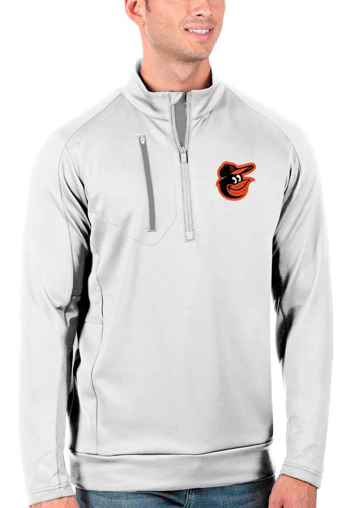 Baltimore Orioles Antigua Women's Generation Full-Zip Jacket - Orange/Charcoal