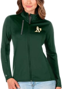 Antigua Oakland Athletics Womens Green Generation Light Weight Jacket