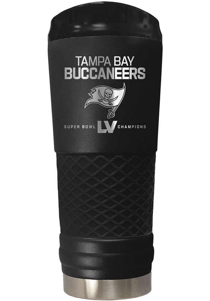 Tampa Bay Buccaneers Super Bowl LV Champions 24oz Stainless Steel Tumbler - Black